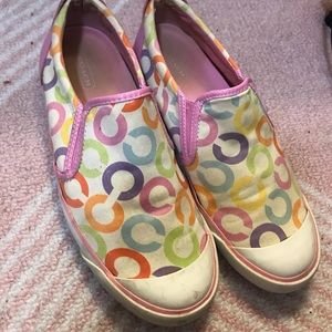 Coach slip ons